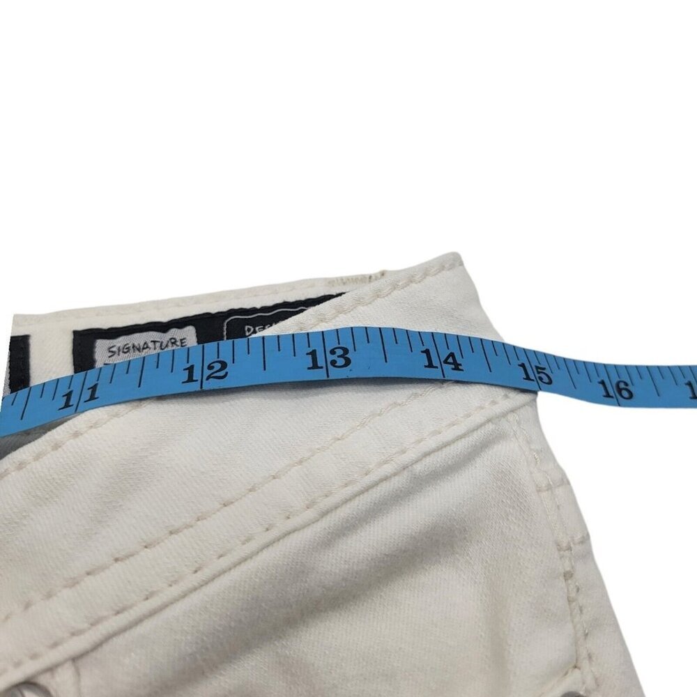 Miss Me Jean Women 27 Signature Cuff Capri Western Blue Denim Boho Bling Y2K - Picture 7 of 10